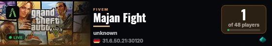 Majan Fight live status badge