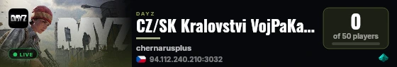 CZ/SK Kralovstvi VojPaKa PvE|PvP-wipe 1.5. live status badge