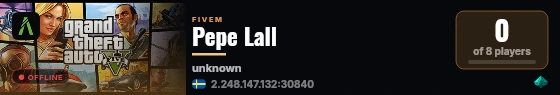 Pepe Lall live status badge
