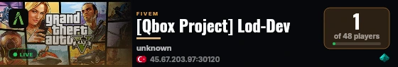 [Qbox Project] Lod-Dev live status badge