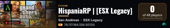 HispaniaRP | [ESX Legacy] live status badge