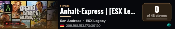 Anhalt-Express | [ESX Legacy] live status badge