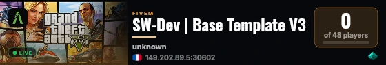 SW-Dev | Base Template V3 live status badge