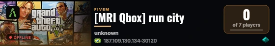 [MRI Qbox] run city live status badge