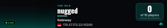 nugged live status badge