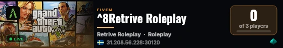 ^8Retrive Roleplay live status badge
