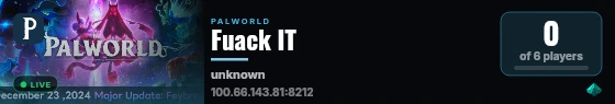 Fuack IT live status badge