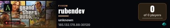 rubendev live status badge
