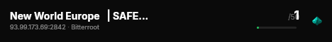 New World Europe   | SAFEBASE | chilled PVP | VANILLA + MODS live status badge