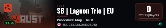 SB | Lagoon Trio | EU live status badge