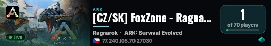 [CZ/SK] FoxZone - Ragnarok PvE vanilla - (v361.7) live status badge