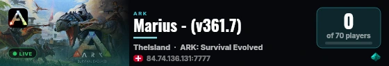 Marius - (v361.7) live status badge