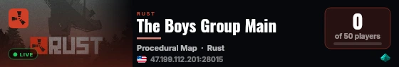 The Boys Group Main live status badge