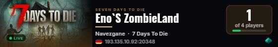 Eno`S ZombieLand live status badge