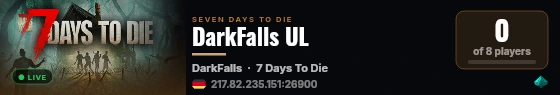 DarkFalls UL live status badge