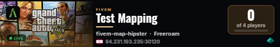 Test Mapping Cayo live status badge