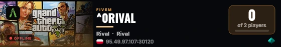 ^0RIVAL live status badge