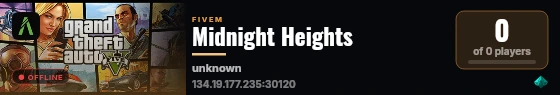 Midnight Heights live status badge