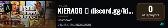 KIERAGG ★ discord.gg/kieragg live status badge