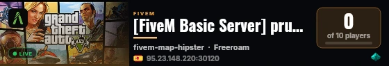 [FiveM Basic Server] prueba 26 live status badge