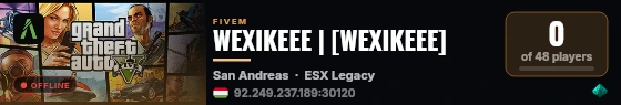 WEXIKEEE | [WEXIKEEE] live status badge