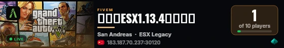 ^GTA W Role Play live status badge