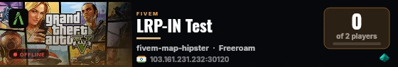 LRP-IN Test live status badge
