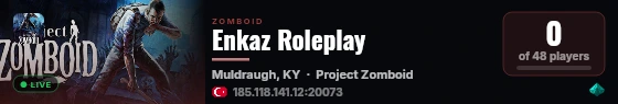 Enkaz Roleplay live status badge