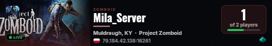 Mila_Server live status badge