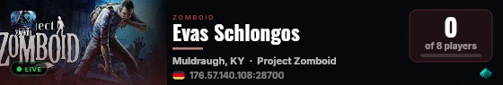 Evas Schlongos live status badge