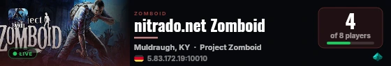 nitrado.net Zomboid live status badge