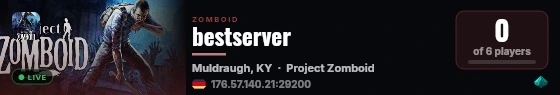 bestserver live status badge