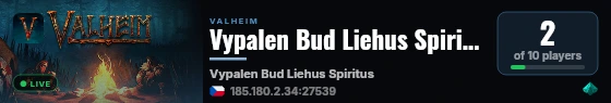 Vypalen Bud Liehus Spiritus live status badge