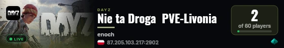 Nie ta Droga  PVE-Livonia live status badge