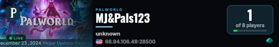 MJ&Pals123 live status badge