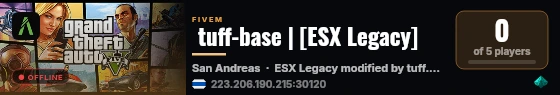  tuff-base | [ESX Legacy] live status badge
