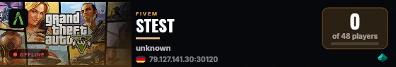STEST live status badge