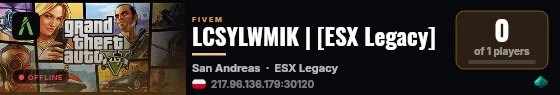 LCSYLWMIK | [ESX Legacy] live status badge