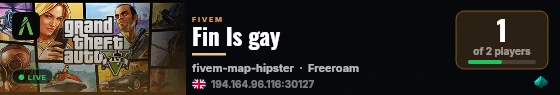 Fin Is gay live status badge