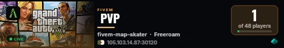  PVP  live status badge