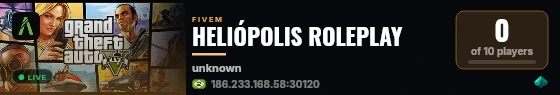 HELIÓPOLIS ROLEPLAY live status badge