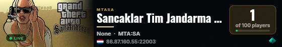Sancaklar Tim Jandarma Realizm live status badge