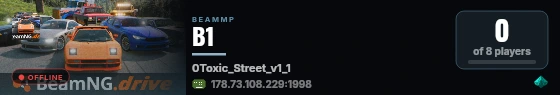 B1 live status badge