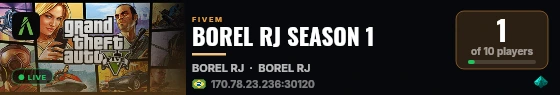 BOREL RJ SEASON 1 live status badge