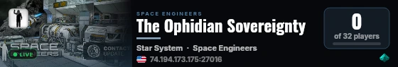 The Ophidian Sovereignty live status badge