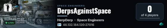 DerpsAgainstSpace live status badge