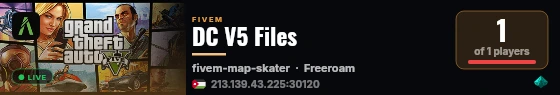 DC V5 Files live status badge