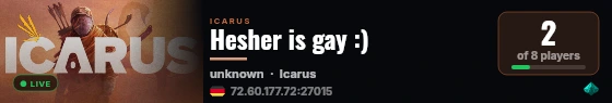 Hesher is gay :) live status badge