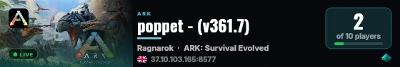 poppet - (v361.7) live status badge
