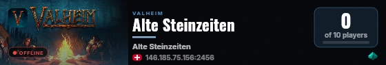 Alte Steinzeiten live status badge
